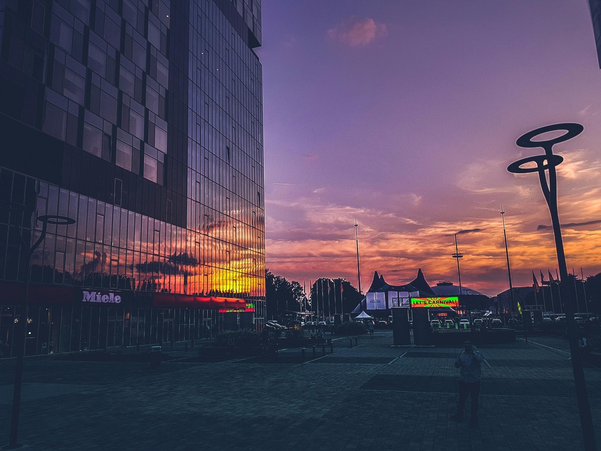 Bucharest Urban Skyline